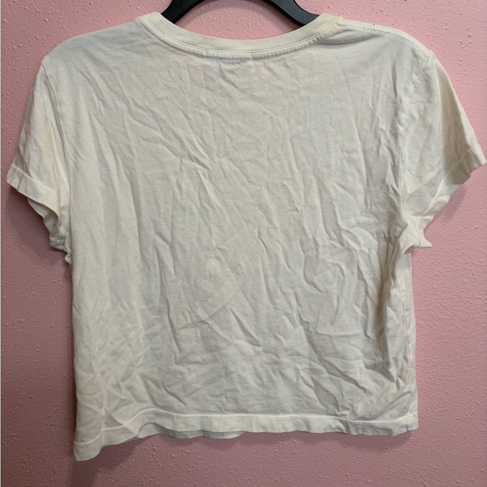 Agolde LONG LINE ADINE TEE IN BLONDE MEDIUM - Picture 3 of 5